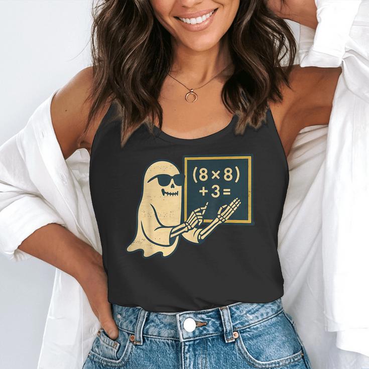 67 Teacher Halloween Skeleton Ghost Six Seven Meme Math Flowy Tank, funny gift 67 Teacher Halloween Skeleton Ghost Six Seven Meme Math Flowy Tank, funny gift