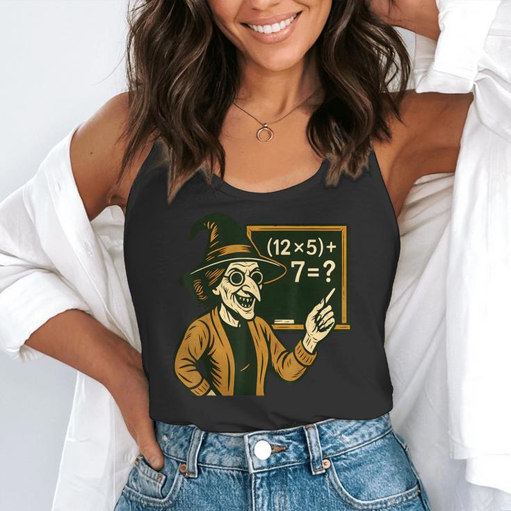 67 Teacher Halloween Witch Six Seven Meme Brainrot Math Joke Flowy Tank, funny gift