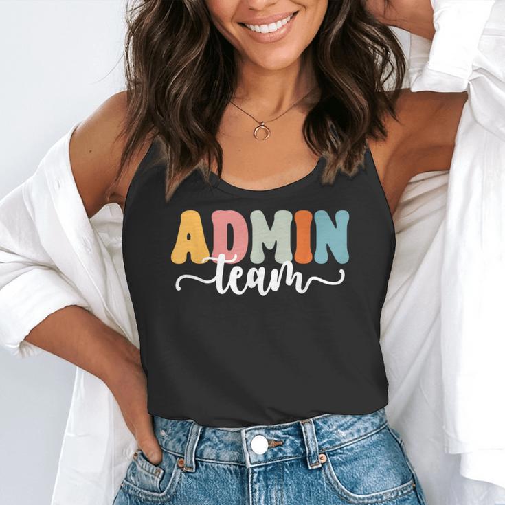 Admin Team Back To School Teachers Students Admin Squad Flowy Tank, funny gift Admin Team Back To School Teachers Students Admin Squad Flowy Tank, funny gift