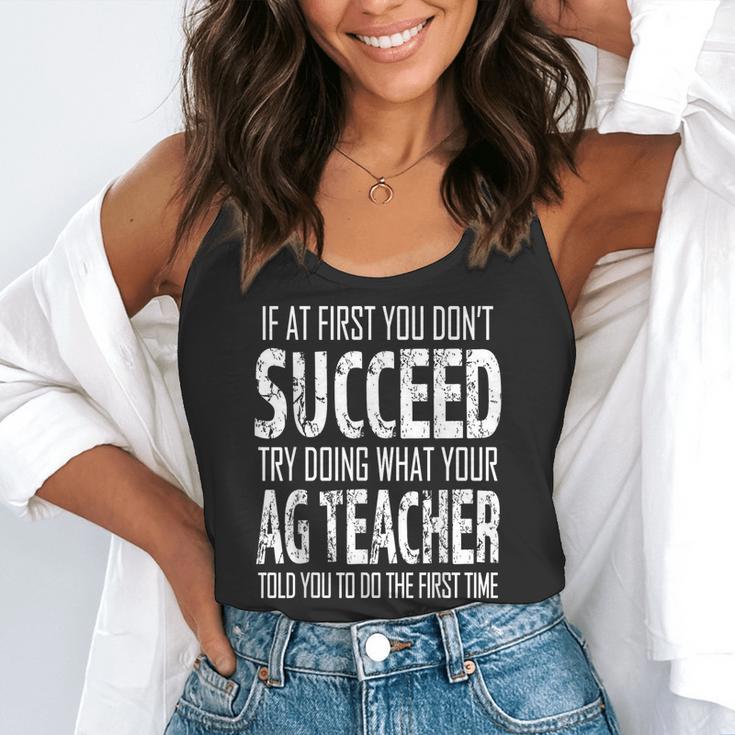 AG Teacher Shirt If At First You Don't Succeed Agriculture Flowy Tank, funny gift AG Teacher Shirt If At First You Don't Succeed Agriculture Flowy Tank, funny gift