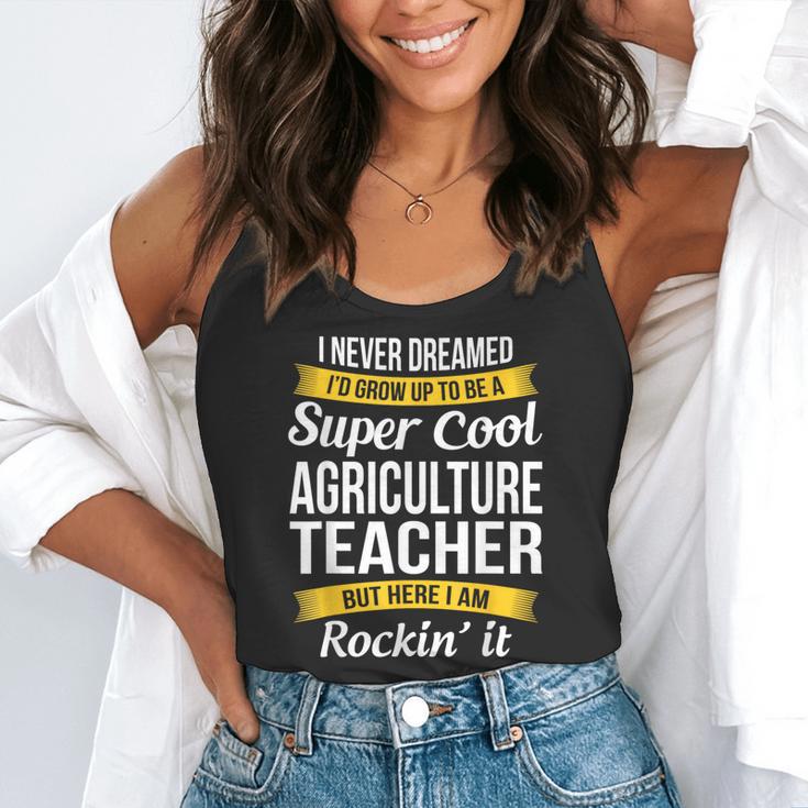 Agriculture Teacher Appreciation AG Teacher Flowy Tank, funny gift