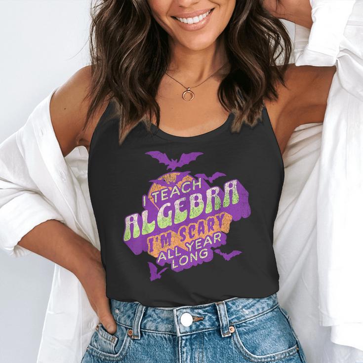 Algebra Teacher Halloween Spooky Ghost Math Mathematics Grad Flowy Tank, funny gift Algebra Teacher Halloween Spooky Ghost Math Mathematics Grad Flowy Tank, funny gift