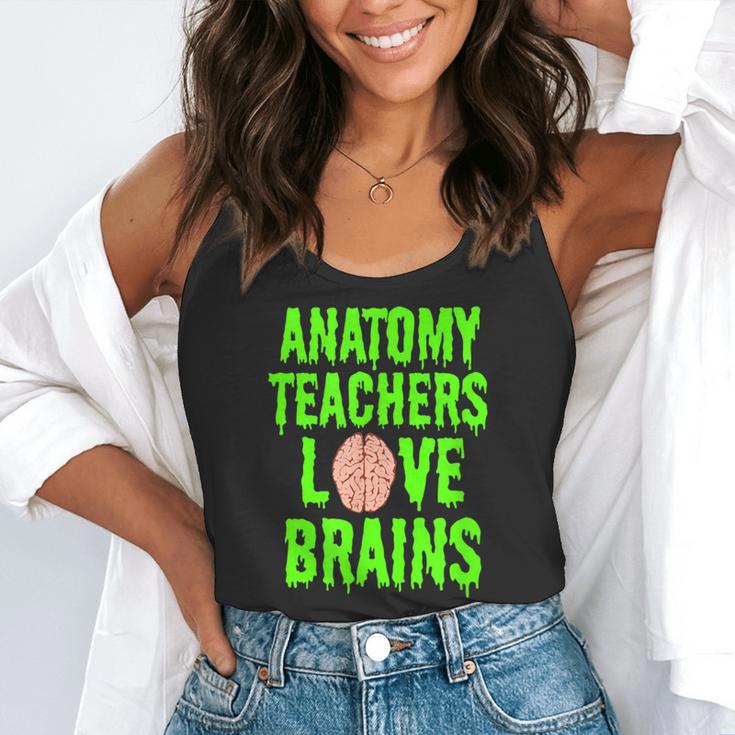 Anatomy Teachers Love Brains Halloween Teacher Costume Shirt Flowy Tank, funny gift