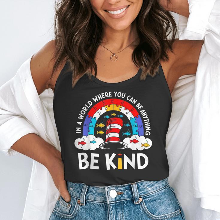 Autism Awareness For Teacher Why Fit In Doctor Cat Hat Cool Flowy Tank, funny gift Autism Awareness For Teacher Why Fit In Doctor Cat Hat Cool Flowy Tank, funny gift