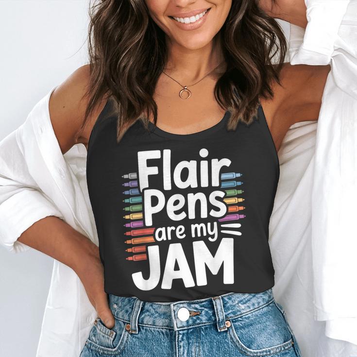 Back To School Teacher Flair Pens Are My Jam Flowy Tank, funny gift Back To School Teacher Flair Pens Are My Jam Flowy Tank, funny gift