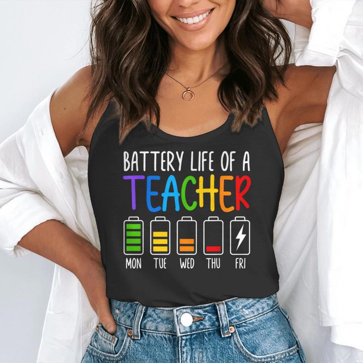 Battery Life Of A Teacher School Teacher Appreciation Flowy Tank, funny gift Battery Life Of A Teacher School Teacher Appreciation Flowy Tank, funny gift