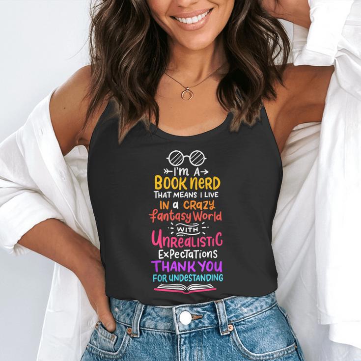 Books Reading English Teacher Student For Men Women Kids Flowy Tank, funny gift
