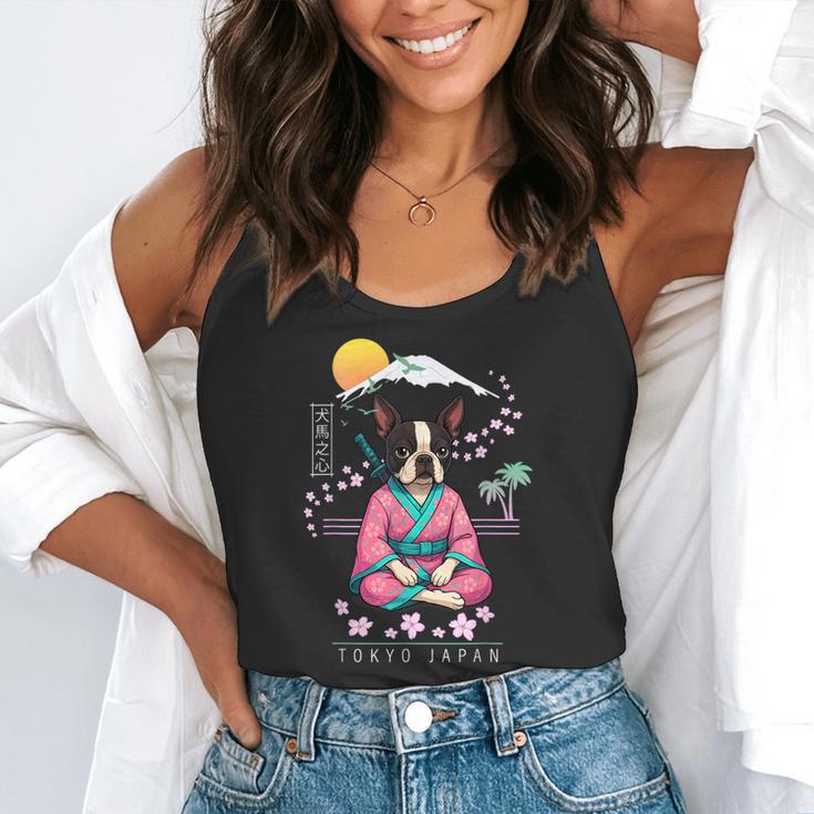 Boston Terrier Boston Bull Terrier Flowy Tank, funny gift