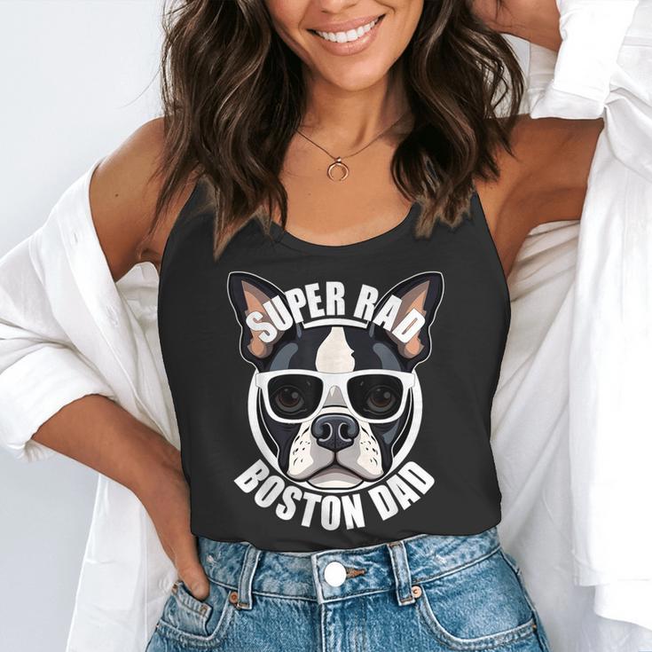 Boston Terrier Dad Father’s Day Dog Dad Men’s Flowy Tank, funny gift