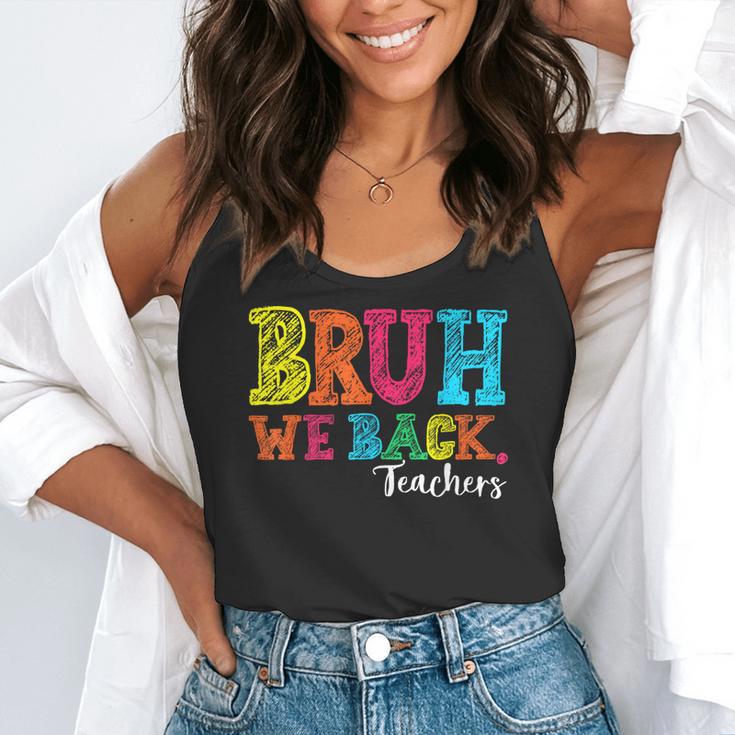 Bruh We Back Teacher First Day Of School Back To School Flowy Tank, funny gift Bruh We Back Teacher First Day Of School Back To School Flowy Tank, funny gift