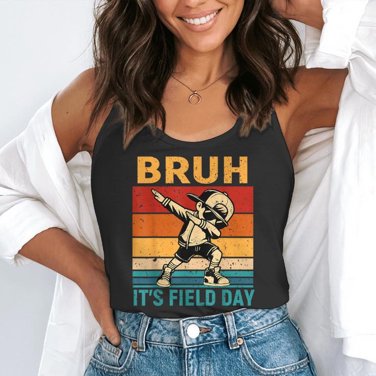 Bruh It's Field Day Teacher Happy Field Day Dabbing Boy Flowy Tank, funny gift Bruh It's Field Day Teacher Happy Field Day Dabbing Boy Flowy Tank, funny gift