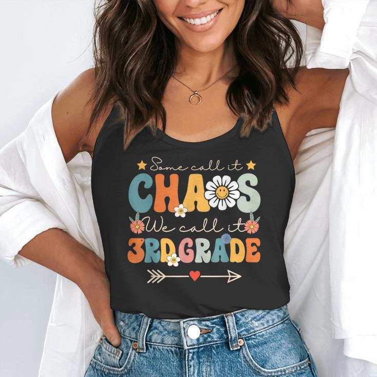 Some Call It Chaos We Call It 3rd Grade Third Grade Teachers Men Women Kids Flowy Tank, funny gift Some Call It Chaos We Call It 3rd Grade Third Grade Teachers Men Women Kids Flowy Tank, funny gift