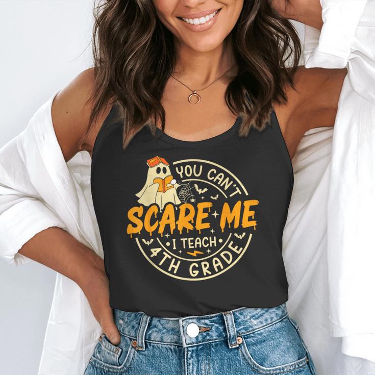 You Can't Scare Me I Teach 4th Grade Teacher Halloween Ghost Flowy Tank, funny gift You Can't Scare Me I Teach 4th Grade Teacher Halloween Ghost Flowy Tank, funny gift