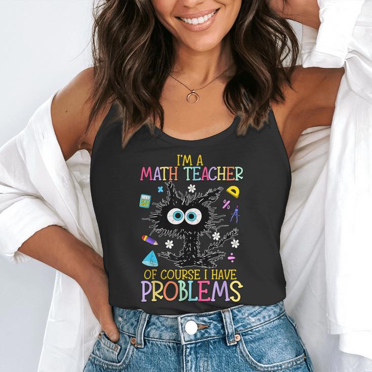 Cat Kitty I'm A Math Teacher Of Course I Have Problems Flowy Tank, funny gift Cat Kitty I'm A Math Teacher Of Course I Have Problems Flowy Tank, funny gift