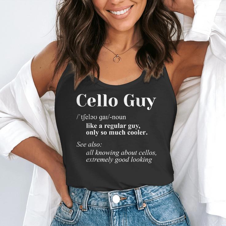 Cello Guy Definition Cello Player Classical Music Teacher Flowy Tank, funny gift Cello Guy Definition Cello Player Classical Music Teacher Flowy Tank, funny gift