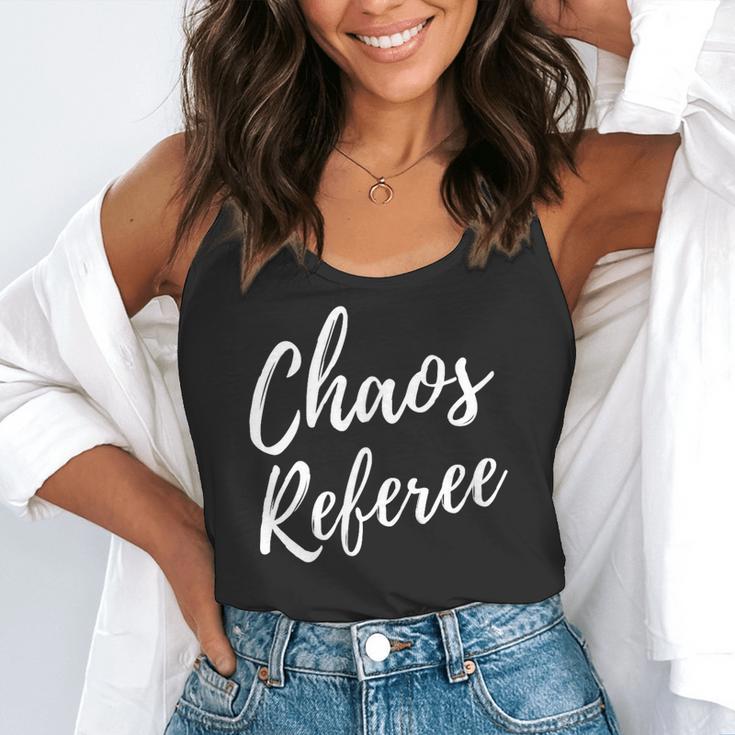 Chaos Referee For Mom Dad Teacher Shirt Cute Coach For Men Women Flowy Tank, funny gift