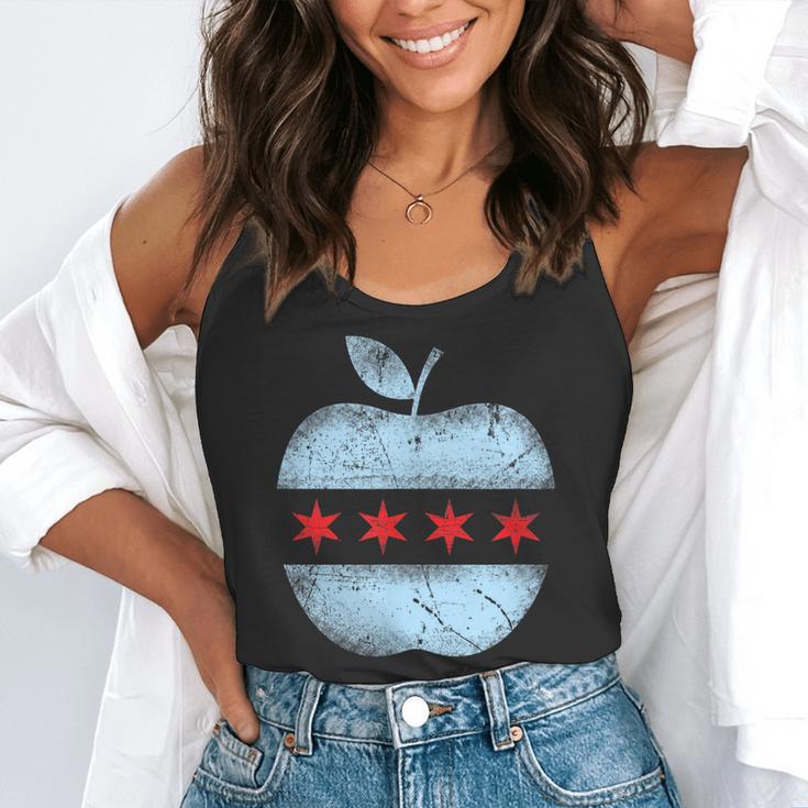 Chicago Flag Teacher School Cute Flowy Tank, funny gift Chicago Flag Teacher School Cute Flowy Tank, funny gift