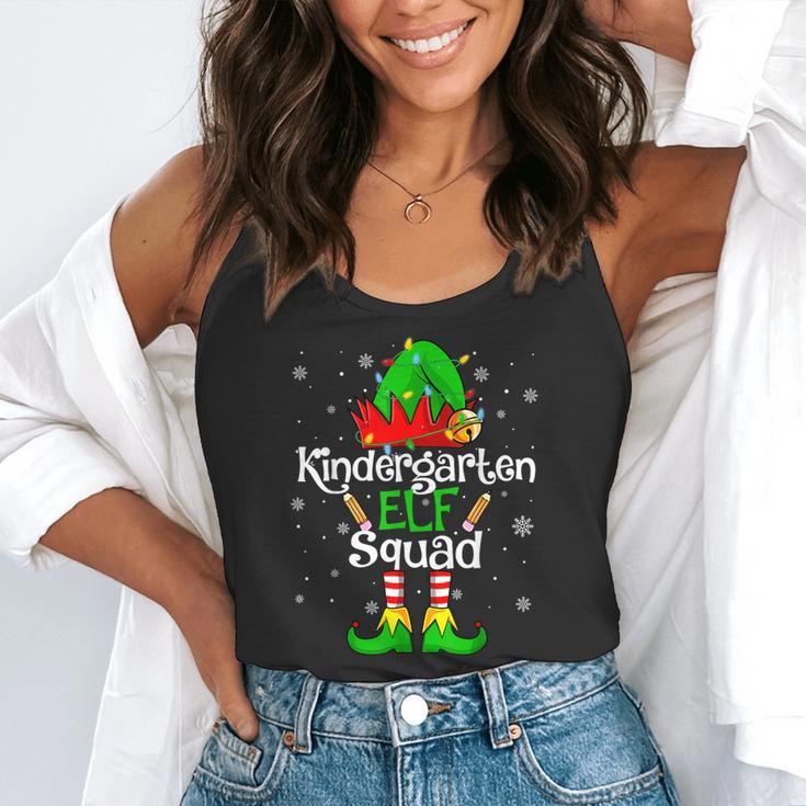 Christmas Kindergarten Elf Squad Teacher Student Flowy Tank, funny gift Christmas Kindergarten Elf Squad Teacher Student Flowy Tank, funny gift