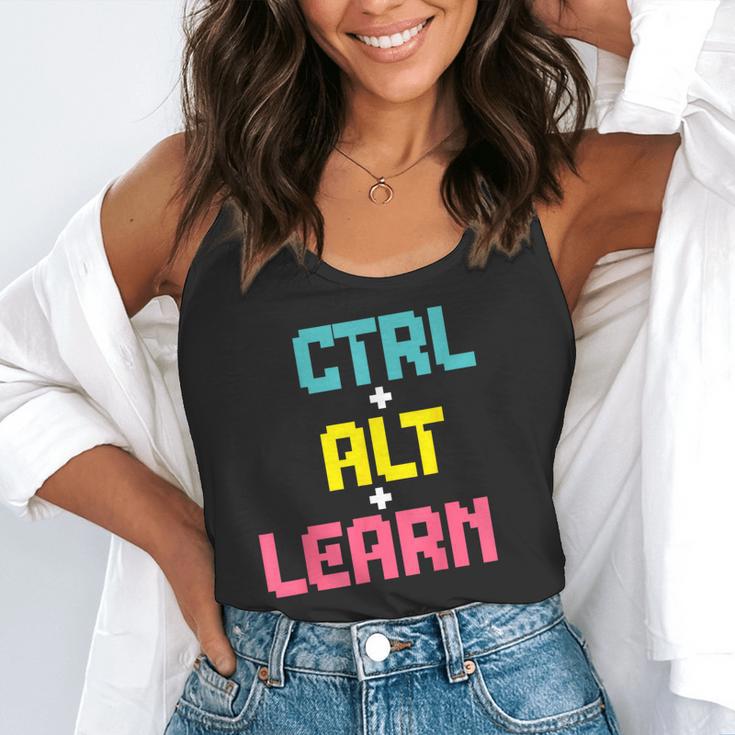 Computer Teacher Back To School Kids Ctrl Alt Learn Flowy Tank, funny gift Computer Teacher Back To School Kids Ctrl Alt Learn Flowy Tank, funny gift