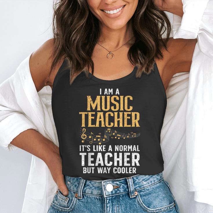 Cool Music Teacher Art For Men Women School Orchestra Coach Flowy Tank, funny gift