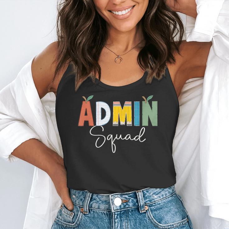 Cute Admin Squad Crew Team Back To School Teacher For Men Women Flowy Tank, funny gift Cute Admin Squad Crew Team Back To School Teacher For Men Women Flowy Tank, funny gift