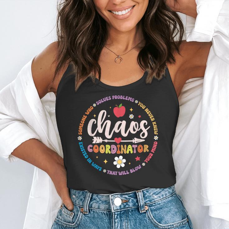 Cute Chaos Coordinator Teacher First Day Of School Flowy Tank, funny gift Cute Chaos Coordinator Teacher First Day Of School Flowy Tank, funny gift