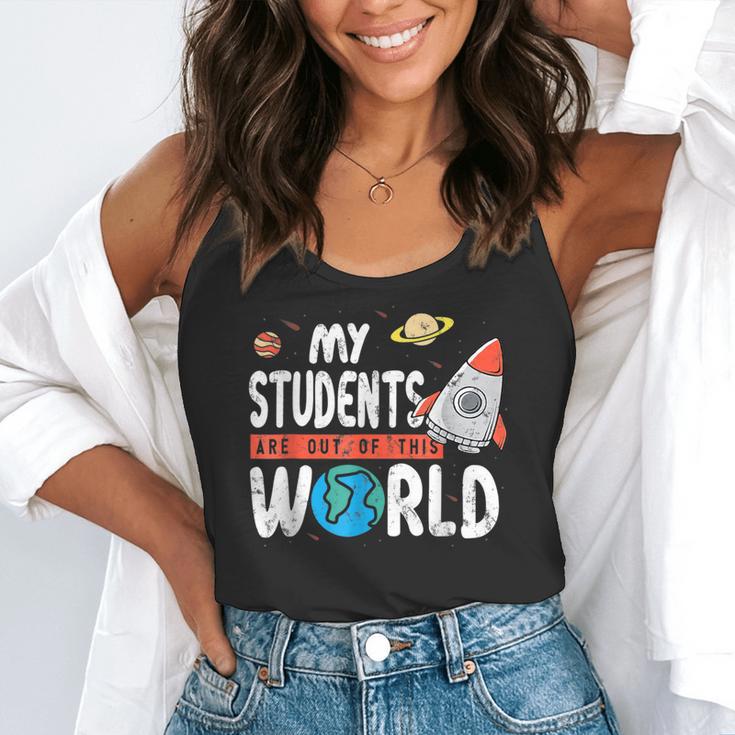 Cute Teacher My Students Are Out Of This World Space Men Women Kids Flowy Tank, funny gift Cute Teacher My Students Are Out Of This World Space Men Women Kids Flowy Tank, funny gift