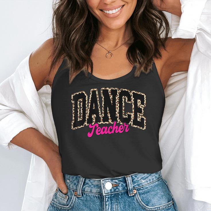 Dance Teacher Leopard Dancing Life Girls Women Dancer Flowy Tank, funny gift Dance Teacher Leopard Dancing Life Girls Women Dancer Flowy Tank, funny gift
