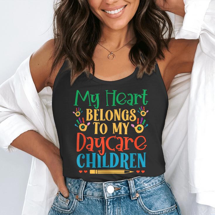 Daycare Children Childcare Provider Teacher PreK Nursery Flowy Tank, funny gift