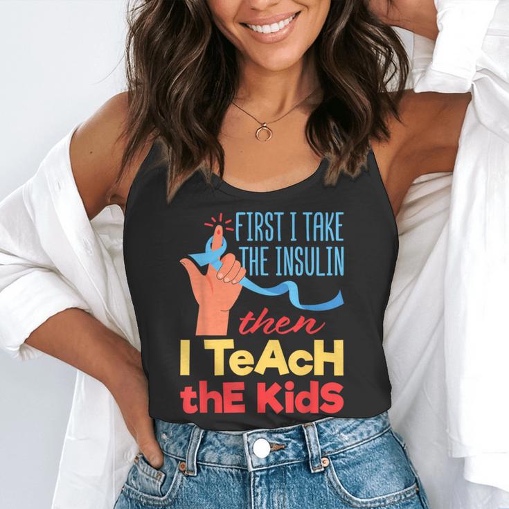 Diabetic Teacher Diabetes Awareness Insulin Blue Ribbon Flowy Tank, funny gift Diabetic Teacher Diabetes Awareness Insulin Blue Ribbon Flowy Tank, funny gift