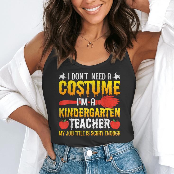 I Don't Need A Costume I'm A Kindergarten Teacher Halloween Flowy Tank, funny gift I Don't Need A Costume I'm A Kindergarten Teacher Halloween Flowy Tank, funny gift