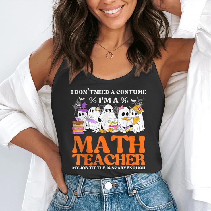I Don't Need A Costume I'm A Math Teacher Halloween Women Flowy Tank, funny gift I Don't Need A Costume I'm A Math Teacher Halloween Women Flowy Tank, funny gift