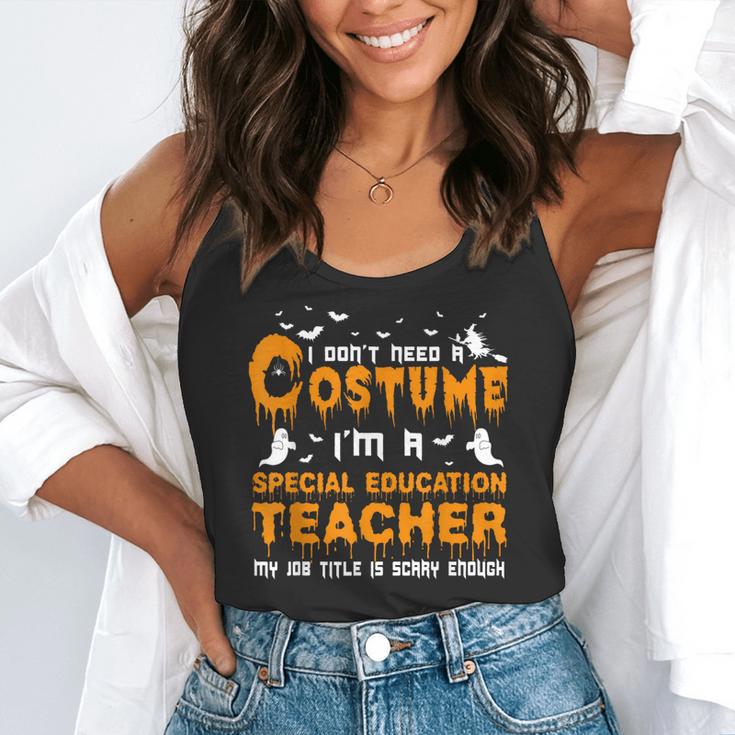 I Don't Need A Costume Special Education Teacher Halloween Flowy Tank, funny gift I Don't Need A Costume Special Education Teacher Halloween Flowy Tank, funny gift