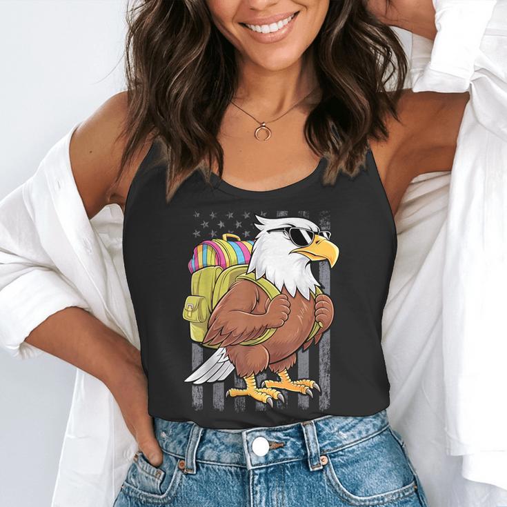 Eagle First Day Of School Teacher Back To School Eagle Flowy Tank, funny gift