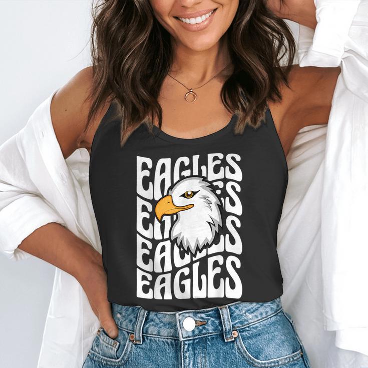 Eagles School Sports Fan Team Spirit Teacher Parent Student Flowy Tank, funny gift