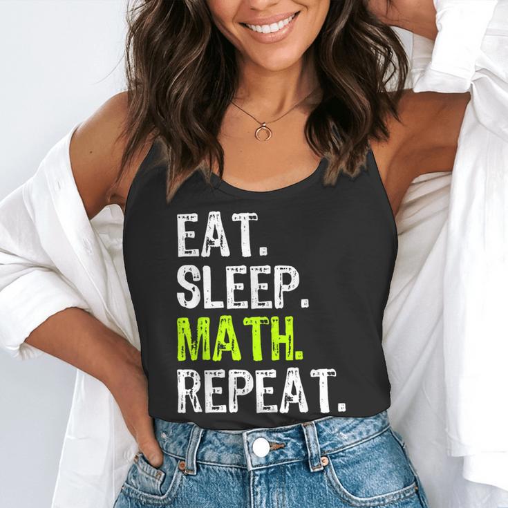 Eat Sleep Math Repeat Teacher Lover Flowy Tank, funny gift Eat Sleep Math Repeat Teacher Lover Flowy Tank, funny gift
