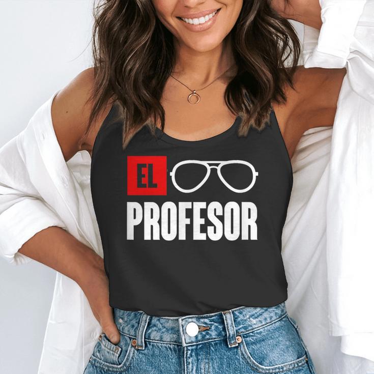 El Professor Money Costume Profesor Glasses Men Teacher Gift Flowy Tank, funny gift El Professor Money Costume Profesor Glasses Men Teacher Gift Flowy Tank, funny gift