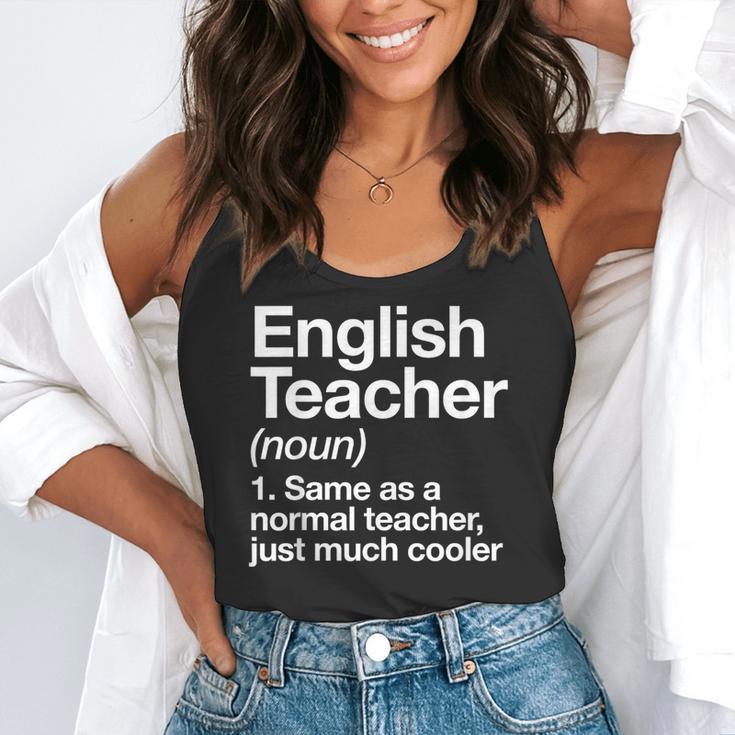 English Teacher Definition Back To School First Day Flowy Tank, funny gift English Teacher Definition Back To School First Day Flowy Tank, funny gift