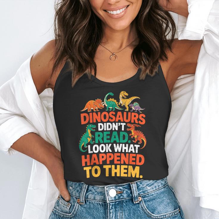 English Teacher Dinosaurs Didn’t Read What Happened To Them Flowy Tank, funny gift English Teacher Dinosaurs Didn’t Read What Happened To Them Flowy Tank, funny gift