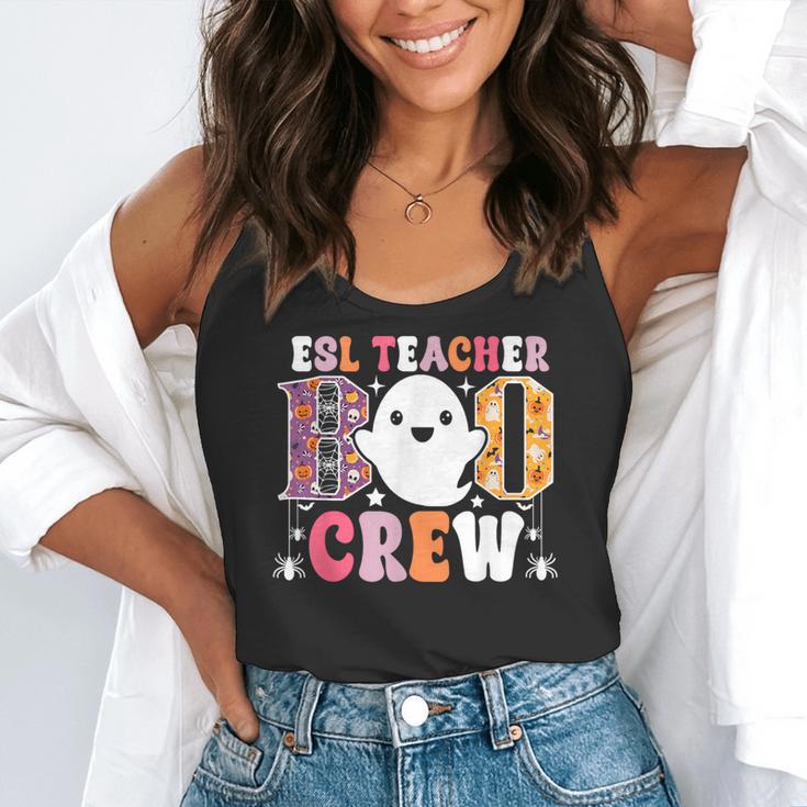 ESL Teacher Boo Crew Halloween Costume Flowy Tank, funny gift