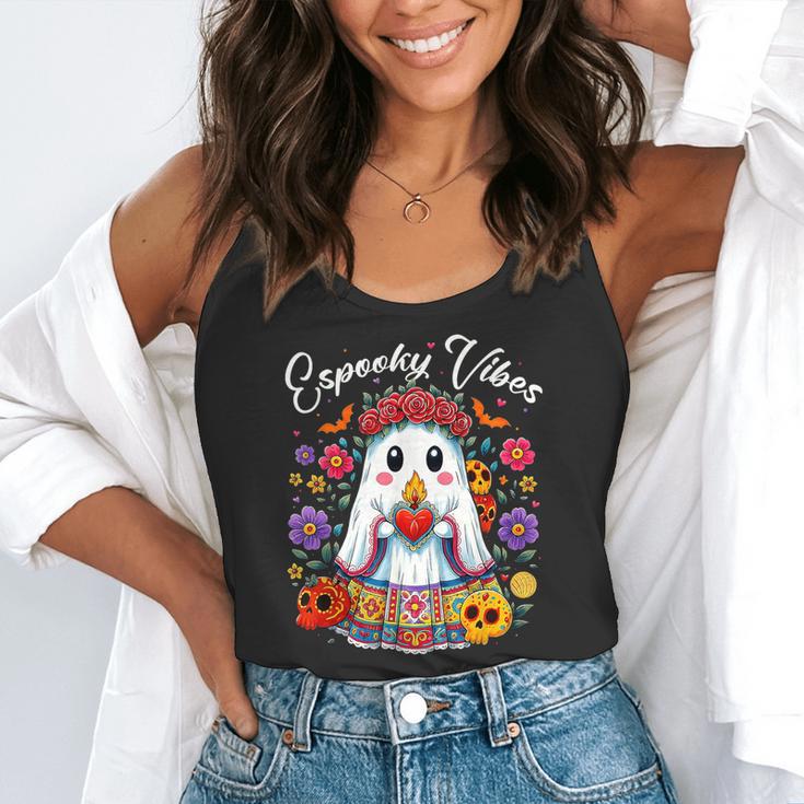 Espooky Vibes Maestra Halloween Spanish Mexican Teacher Flowy Tank, funny gift Espooky Vibes Maestra Halloween Spanish Mexican Teacher Flowy Tank, funny gift
