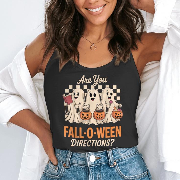 Are You Fall O Ween Directions Teacher Halloween Boo Ghost Flowy Tank, funny gift Are You Fall O Ween Directions Teacher Halloween Boo Ghost Flowy Tank, funny gift