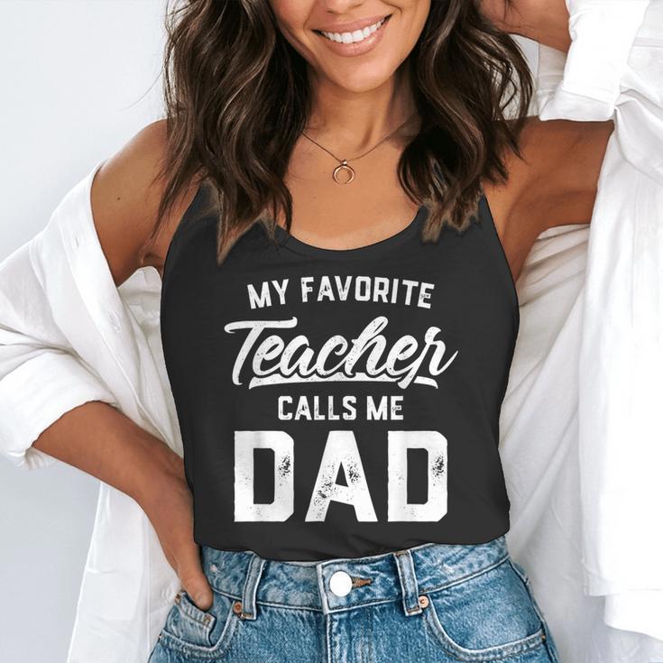 My Favorite Teacher Calls Me Dad Shirt Father's Day For Men Kids Flowy Tank, funny gift My Favorite Teacher Calls Me Dad Shirt Father's Day For Men Kids Flowy Tank, funny gift
