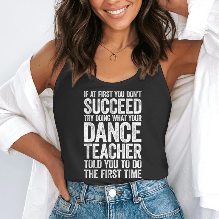 If At First You Don't Succeed Dance Teacher Shirt Men Women Flowy Tank, funny gift If At First You Don't Succeed Dance Teacher Shirt Men Women Flowy Tank, funny gift