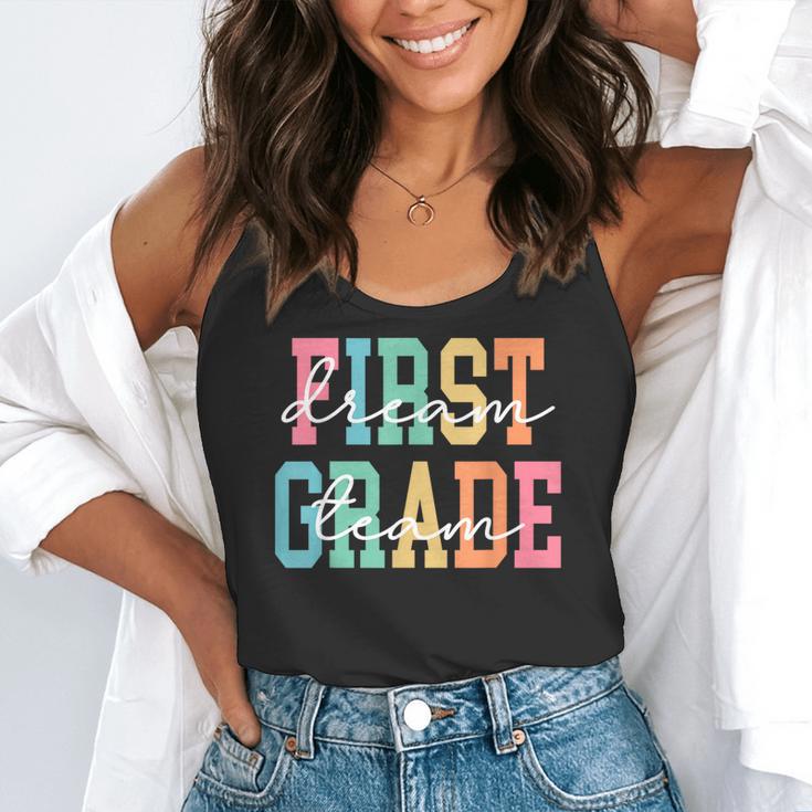 First Grade Dream Team Back To School 1st Grade Teacher Flowy Tank, funny gift First Grade Dream Team Back To School 1st Grade Teacher Flowy Tank, funny gift