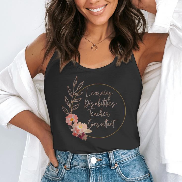 Floral Learning Disabilities Teacher Consultant SPED Teacher Flowy Tank, funny gift Floral Learning Disabilities Teacher Consultant SPED Teacher Flowy Tank, funny gift