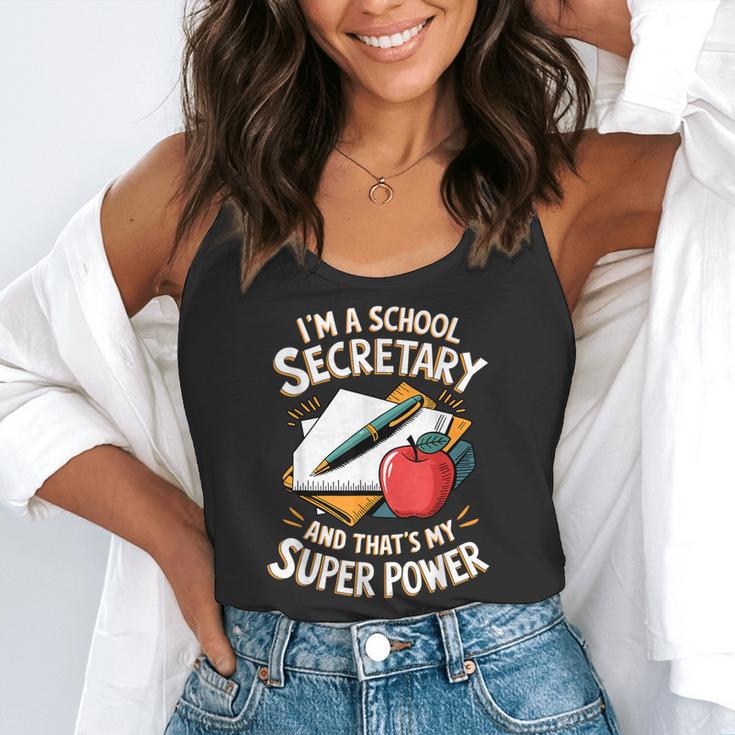 Front Office Teacher Admin Mother I'm A School Secretary Flowy Tank, funny gift Front Office Teacher Admin Mother I'm A School Secretary Flowy Tank, funny gift