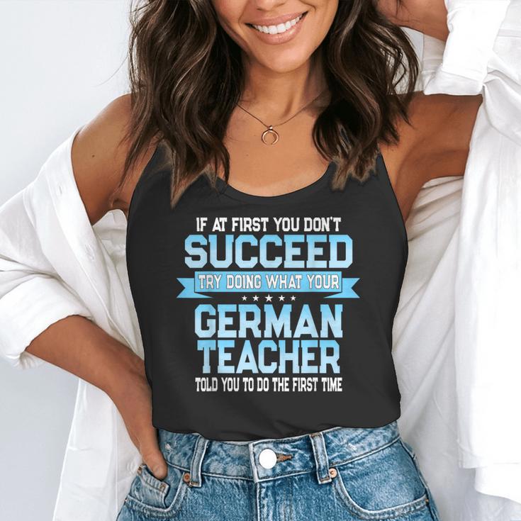 Fun German Teacher Appreciation Language Class Saying Flowy Tank, funny gift Fun German Teacher Appreciation Language Class Saying Flowy Tank, funny gift