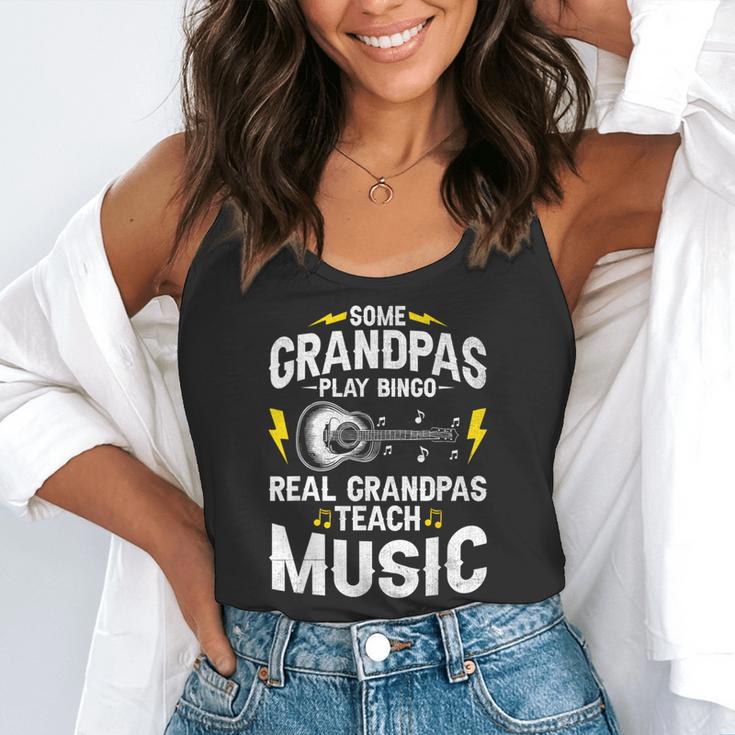 Some Grandpas Play Bingo Real Grandpas Teach Music Teacher Flowy Tank, funny gift Some Grandpas Play Bingo Real Grandpas Teach Music Teacher Flowy Tank, funny gift
