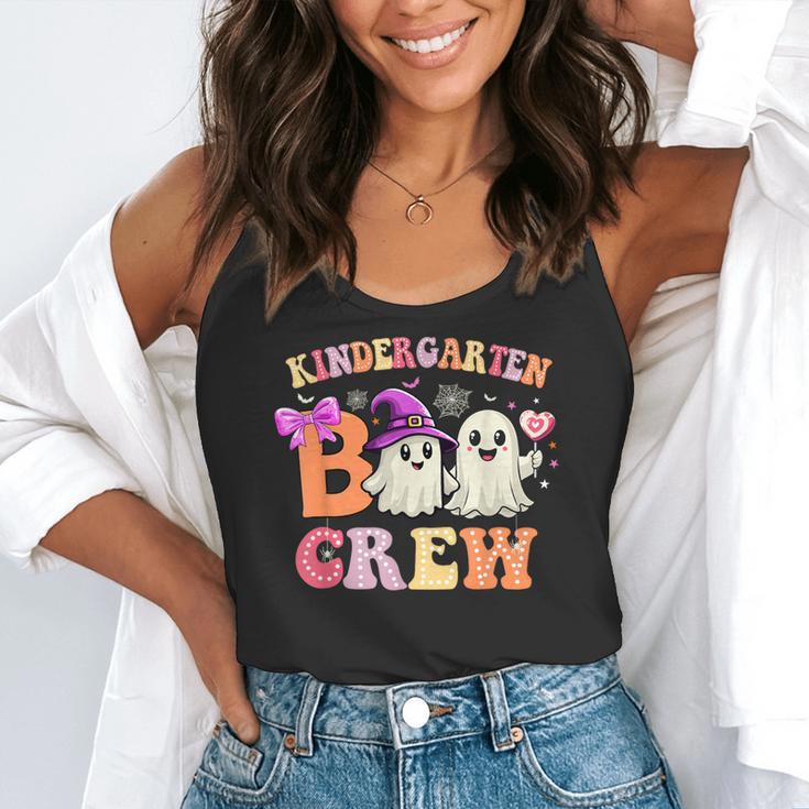 Groovy Kindergarten Boo Crew Kinder Halloween Teacher Kids Flowy Tank, funny gift Groovy Kindergarten Boo Crew Kinder Halloween Teacher Kids Flowy Tank, funny gift